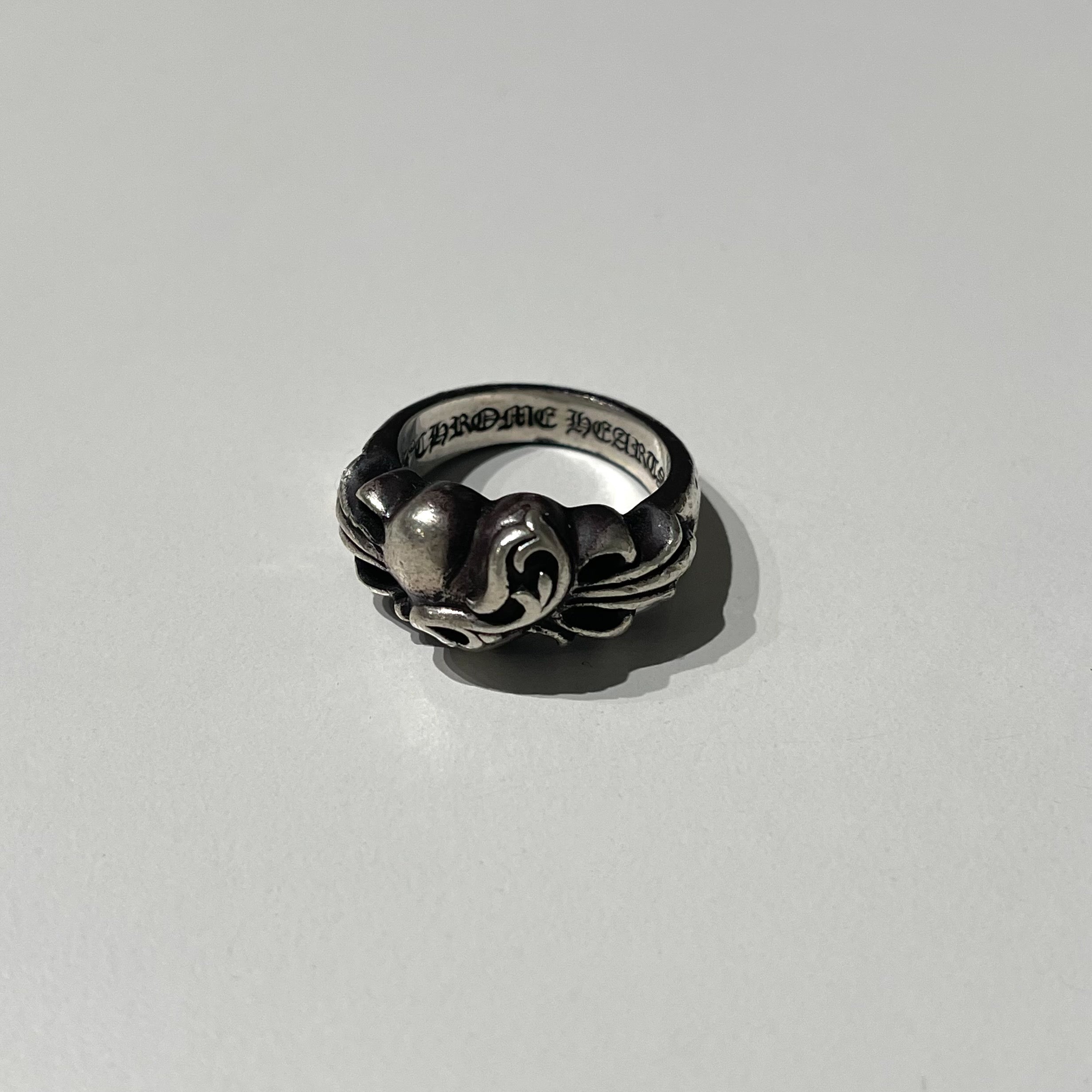 Chrome Hearts  Heart Fleur Ring