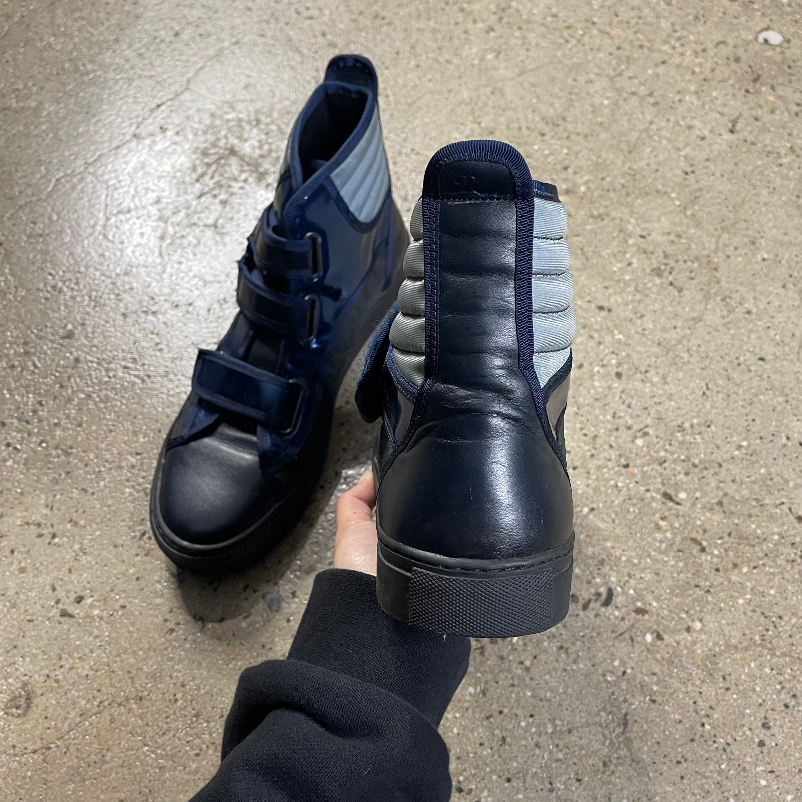 Raf Simons Velcro High-Top Sneakers