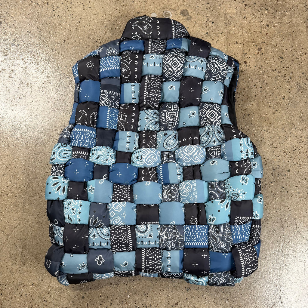 Kapital Reversible Woven Puffer Vest