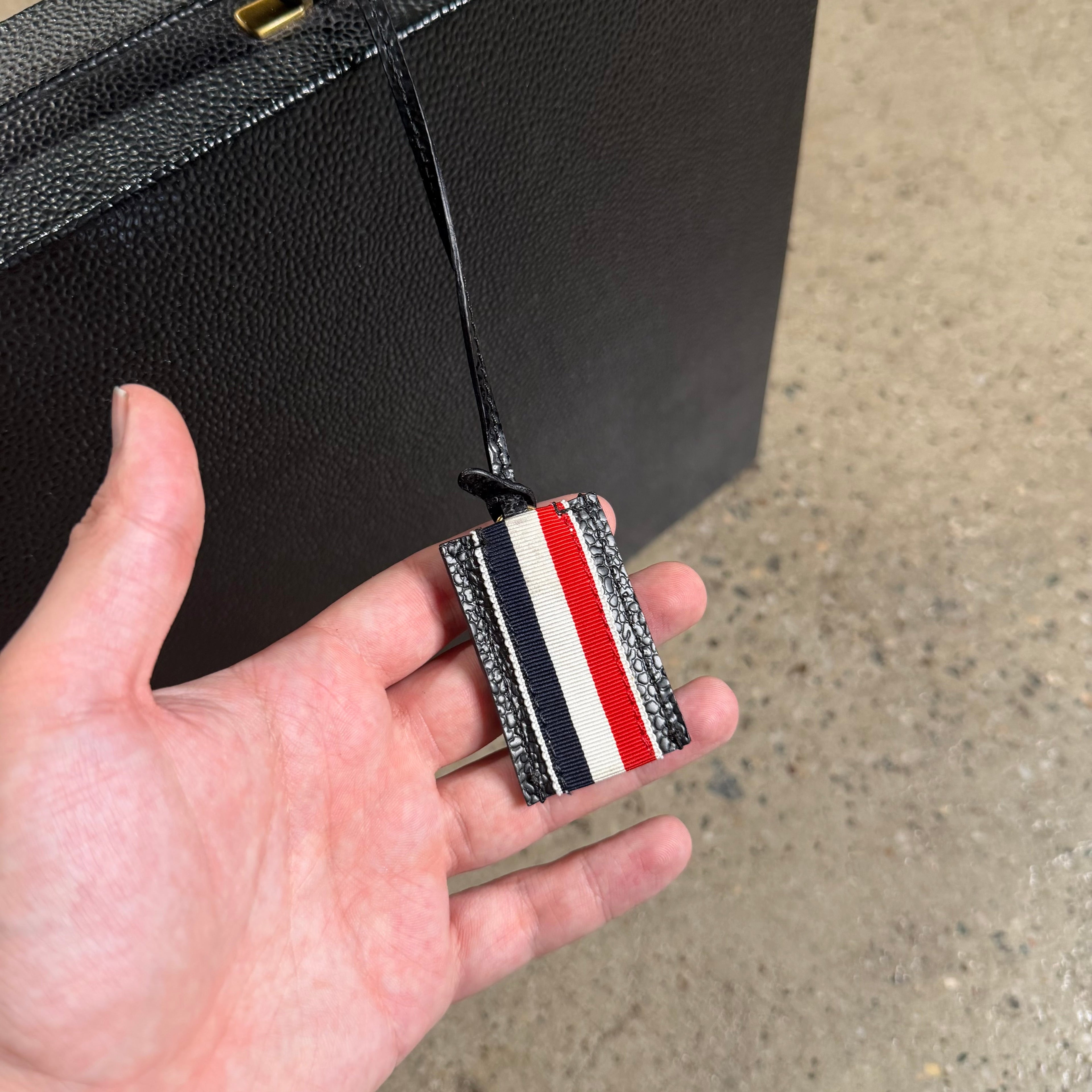 Thom Browne Leather Briefcase accessories