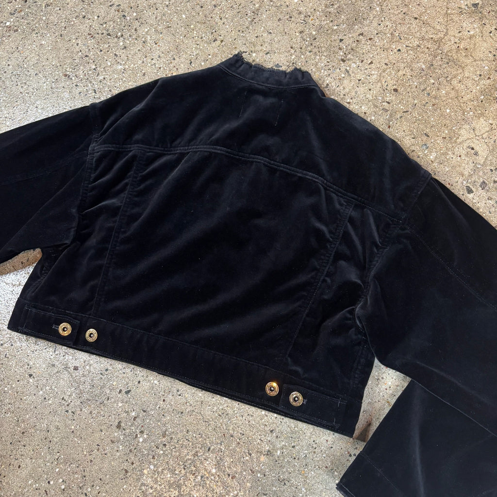 Miu Miu Velvet Cropped Jacket