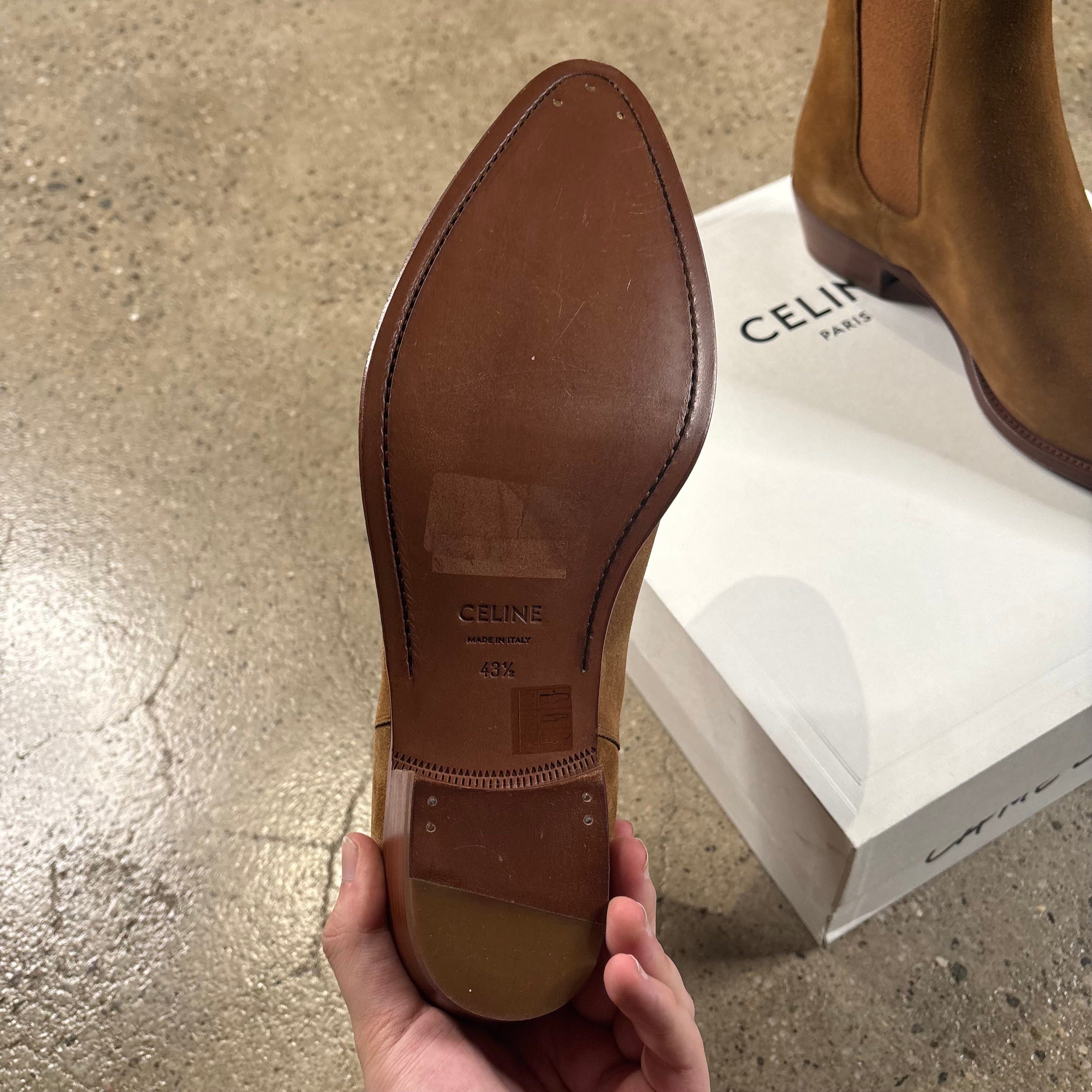 Celine Camargue Camel Jacno Boots