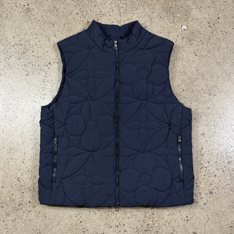 Louis Vuitton Flower Monogram Puffer Vest