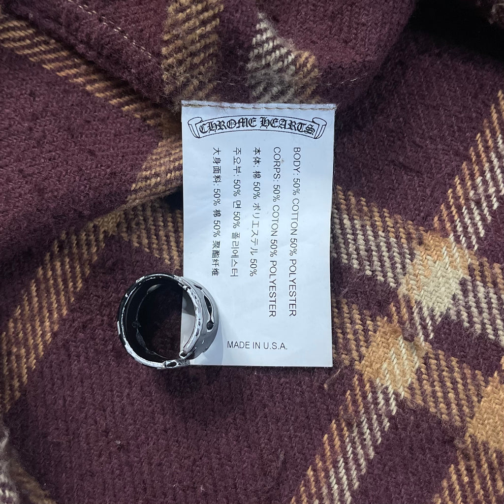 Chrome Hearts  Plaid Flannel Shirt