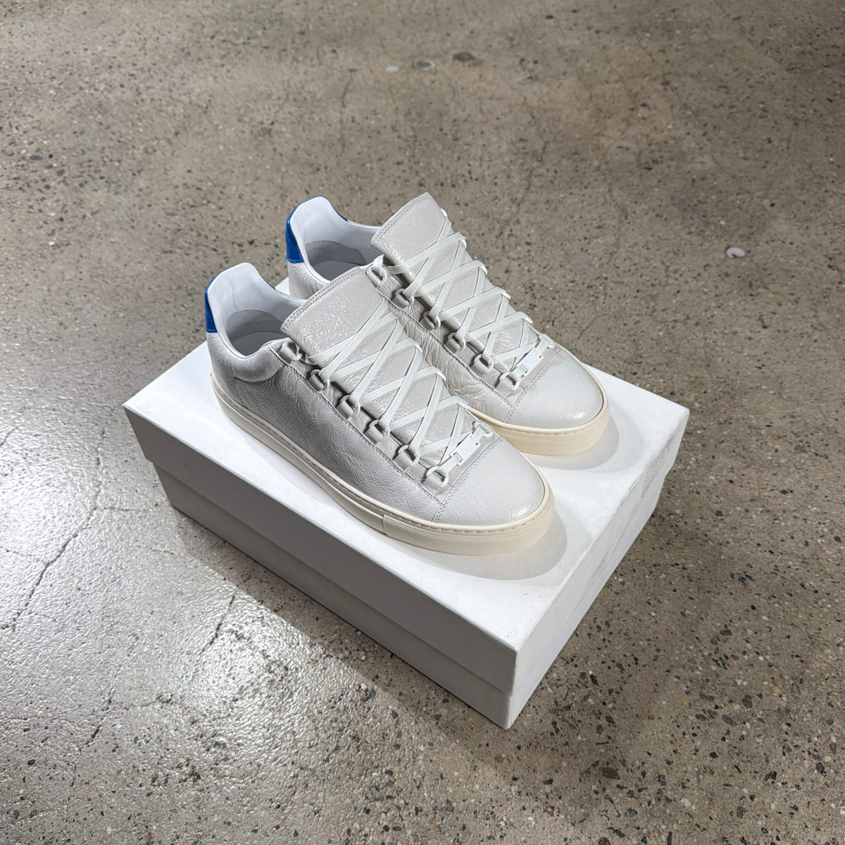 Balenciaga Leather Arena Low-Top Sneakers