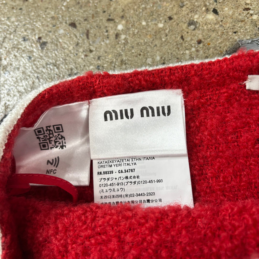 Miu Miu  Boucle Skirt