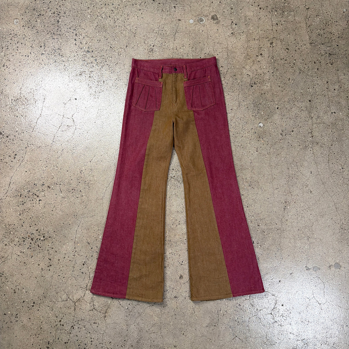 Kapital Split Flare Jeans