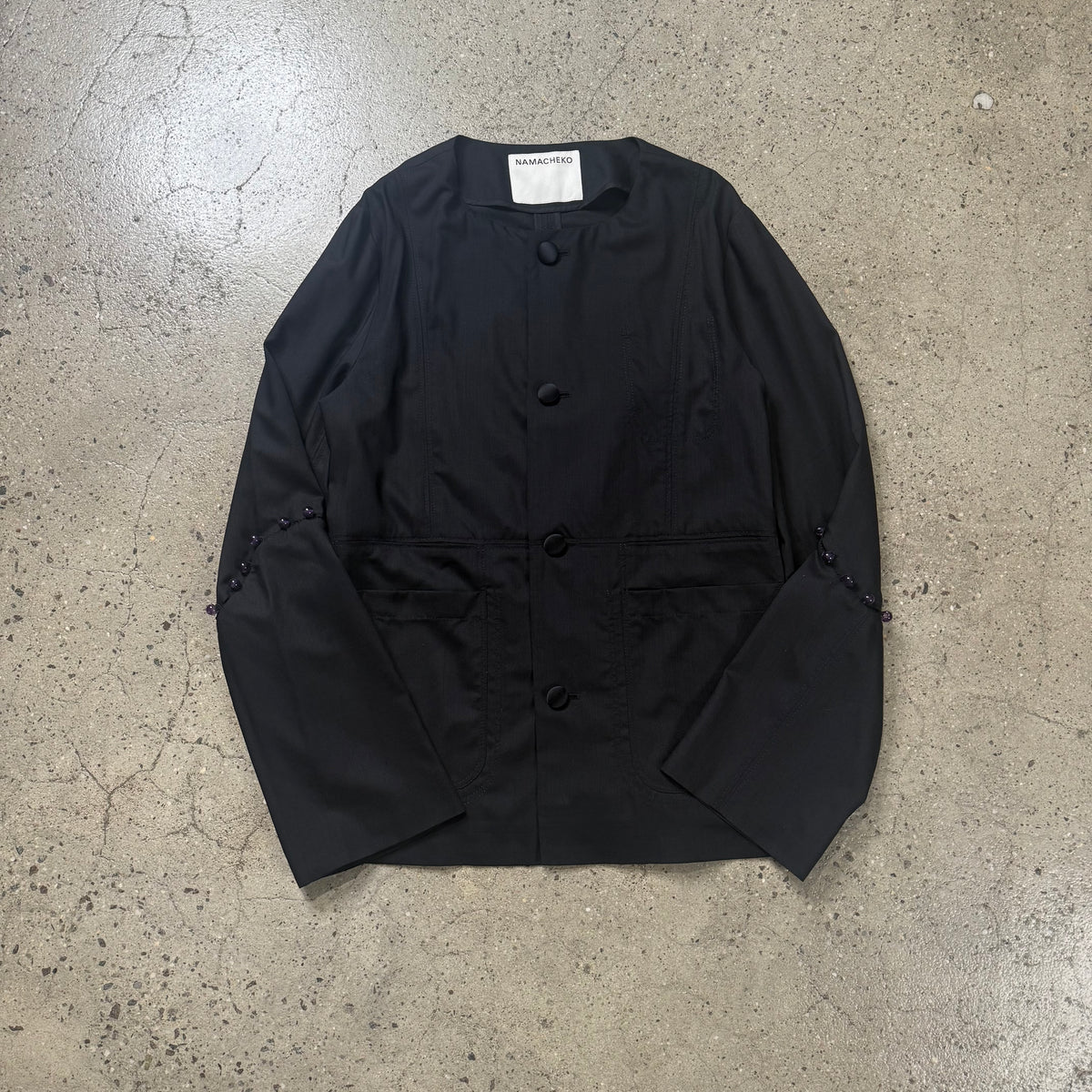 Namacheko Bead Embellished Shirt Jacket