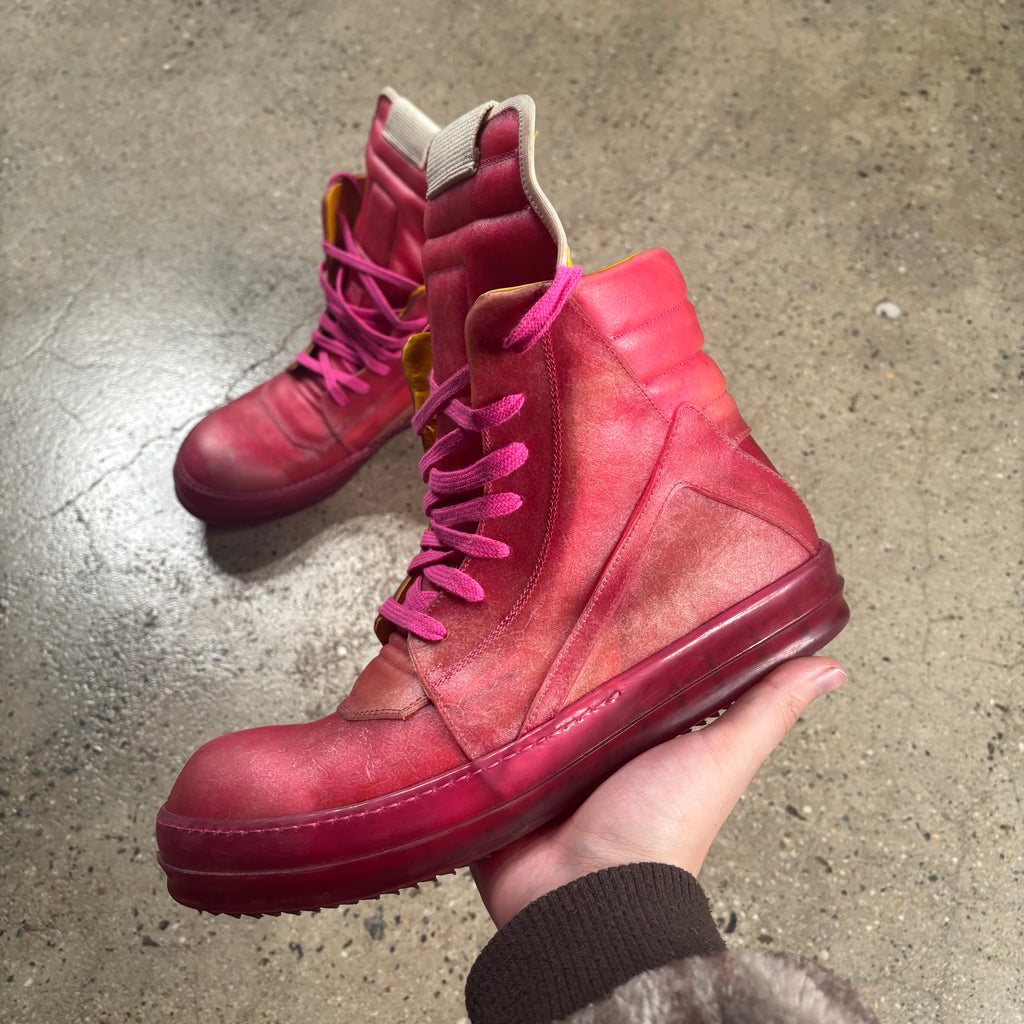 Rick Owens SS23 Edfu Geobasket Sneakers