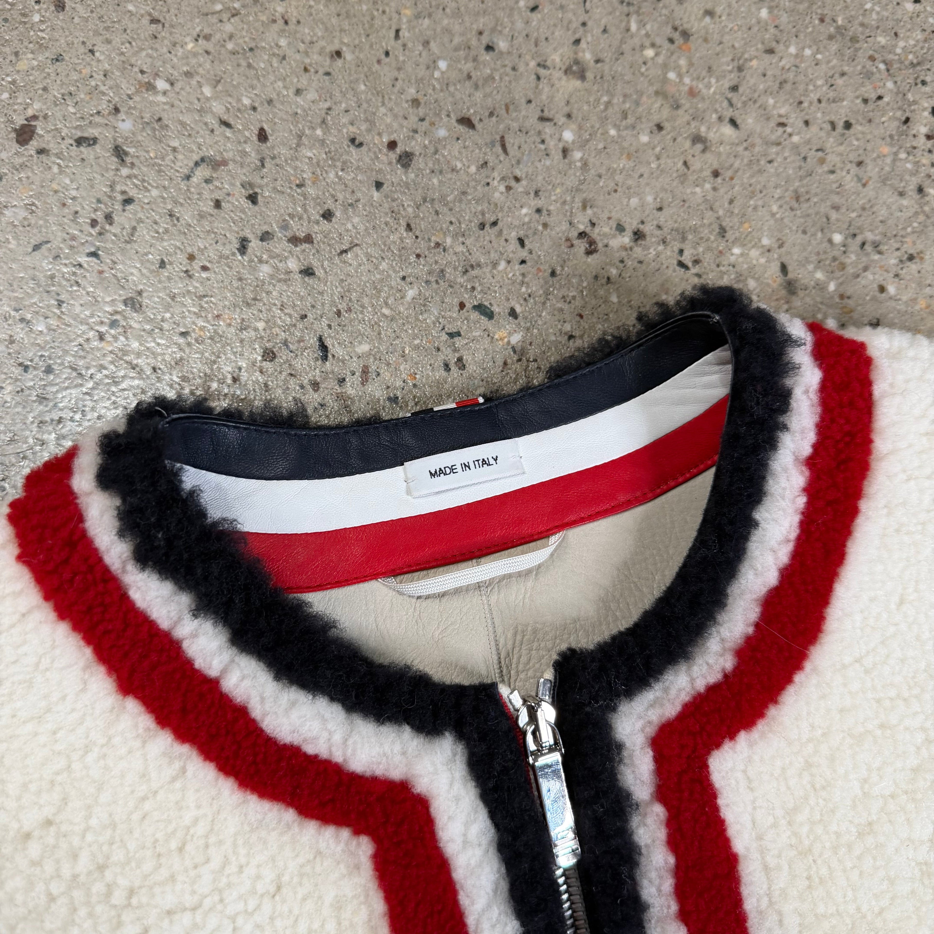 Thom Browne Shearling Cropped Jacket 42 outerwear