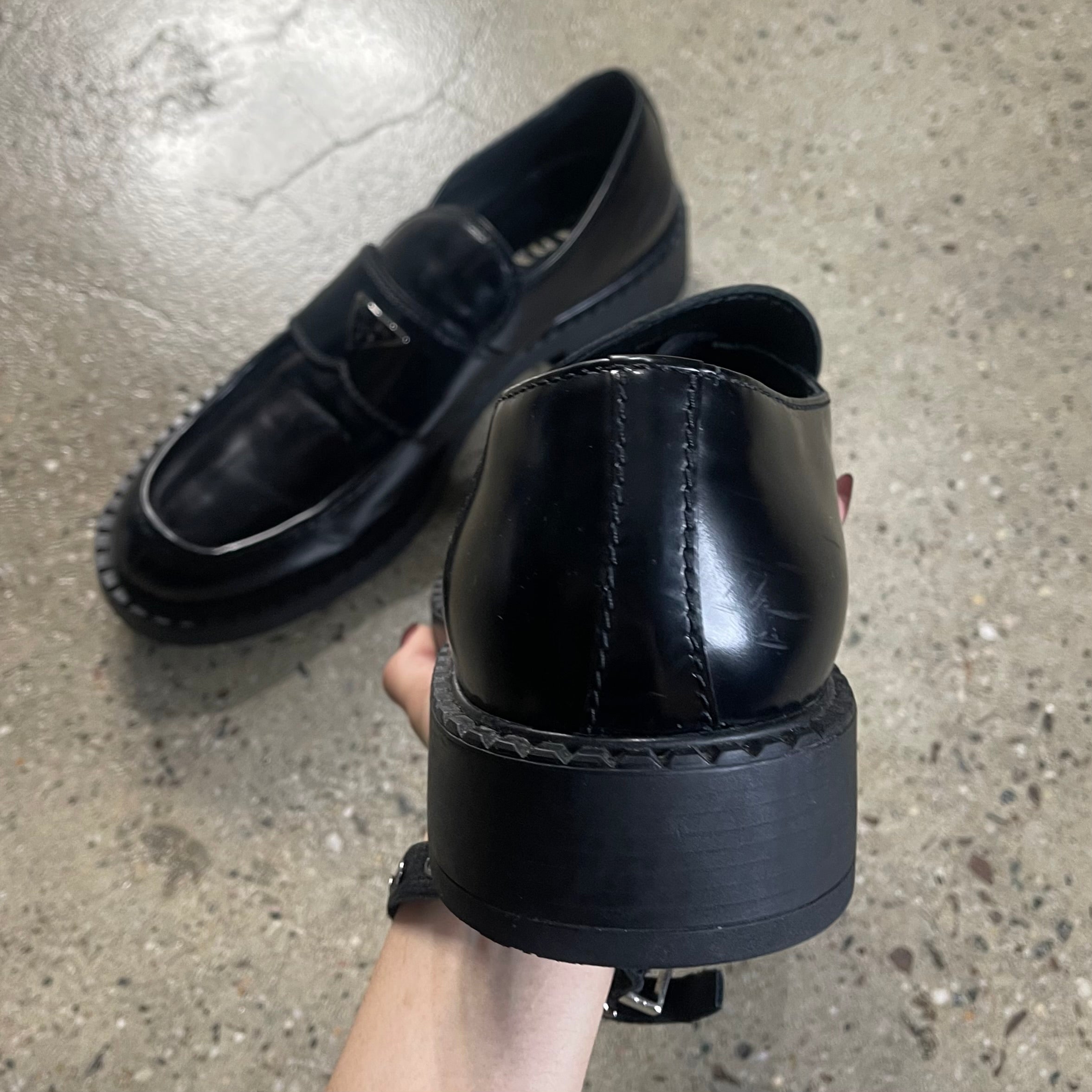 Prada Patent Leather Loafers