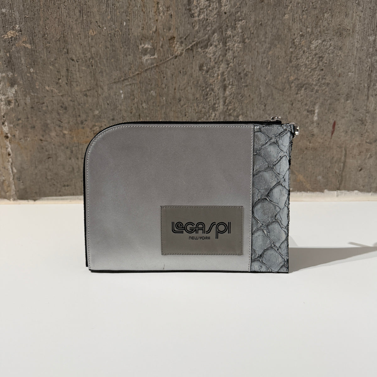 Rick Owens Legaspi Leather Travel Pouch