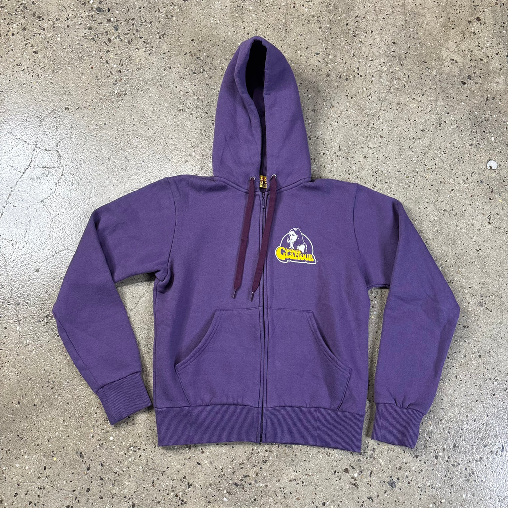 Hysteric Glamour Purple Zip-Up Hoodie