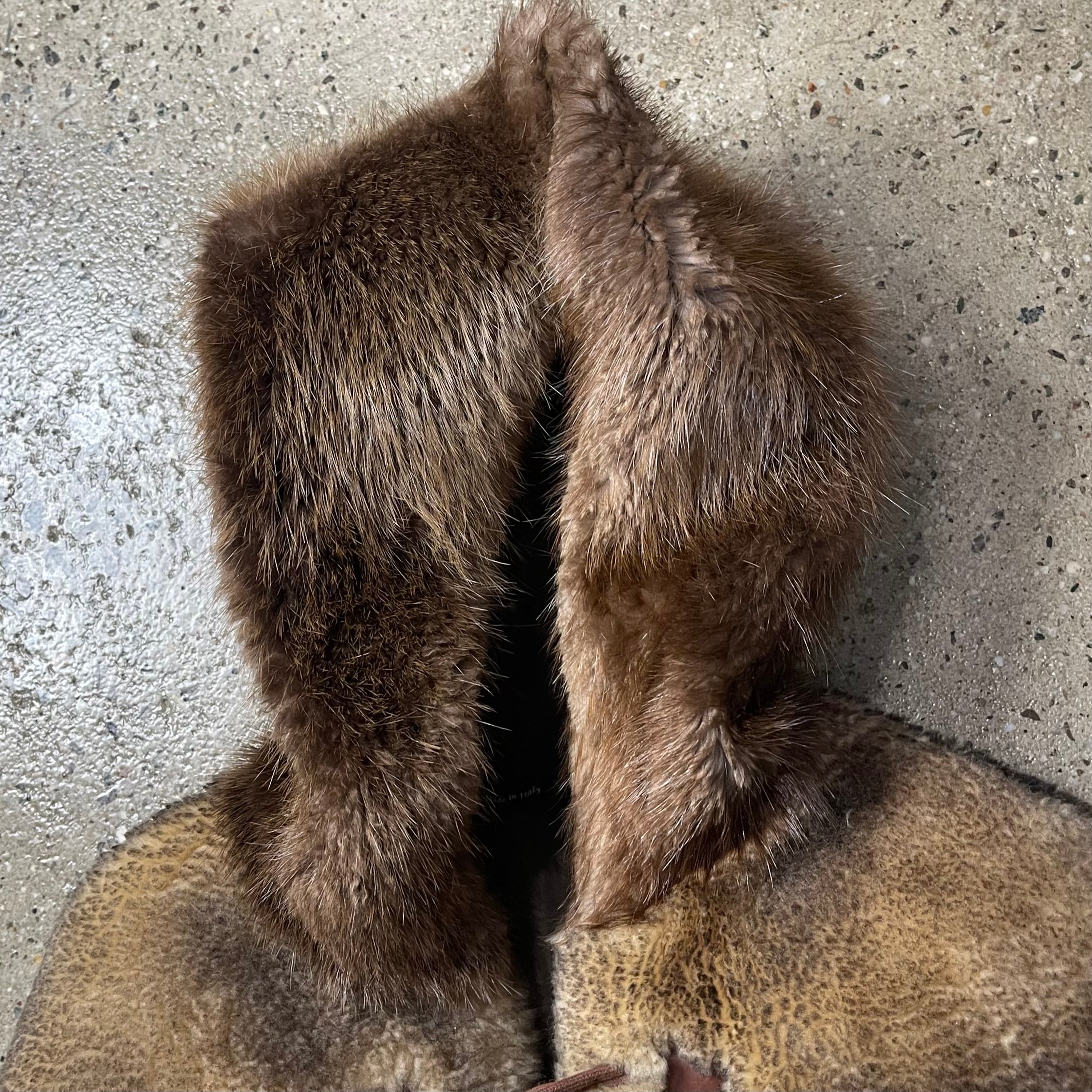 Maison Margiela Multi-Fur Coat