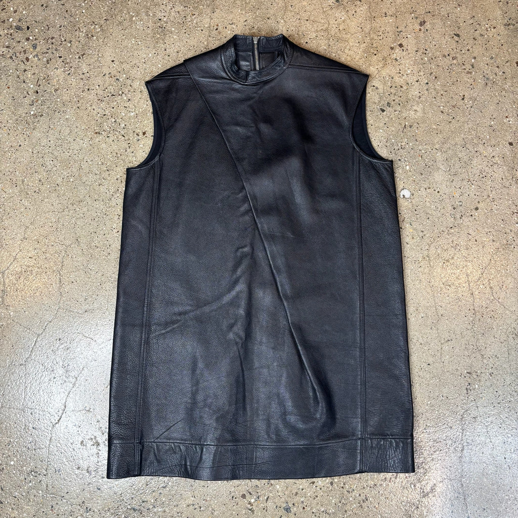 Rick Owens Leather Runway Vest