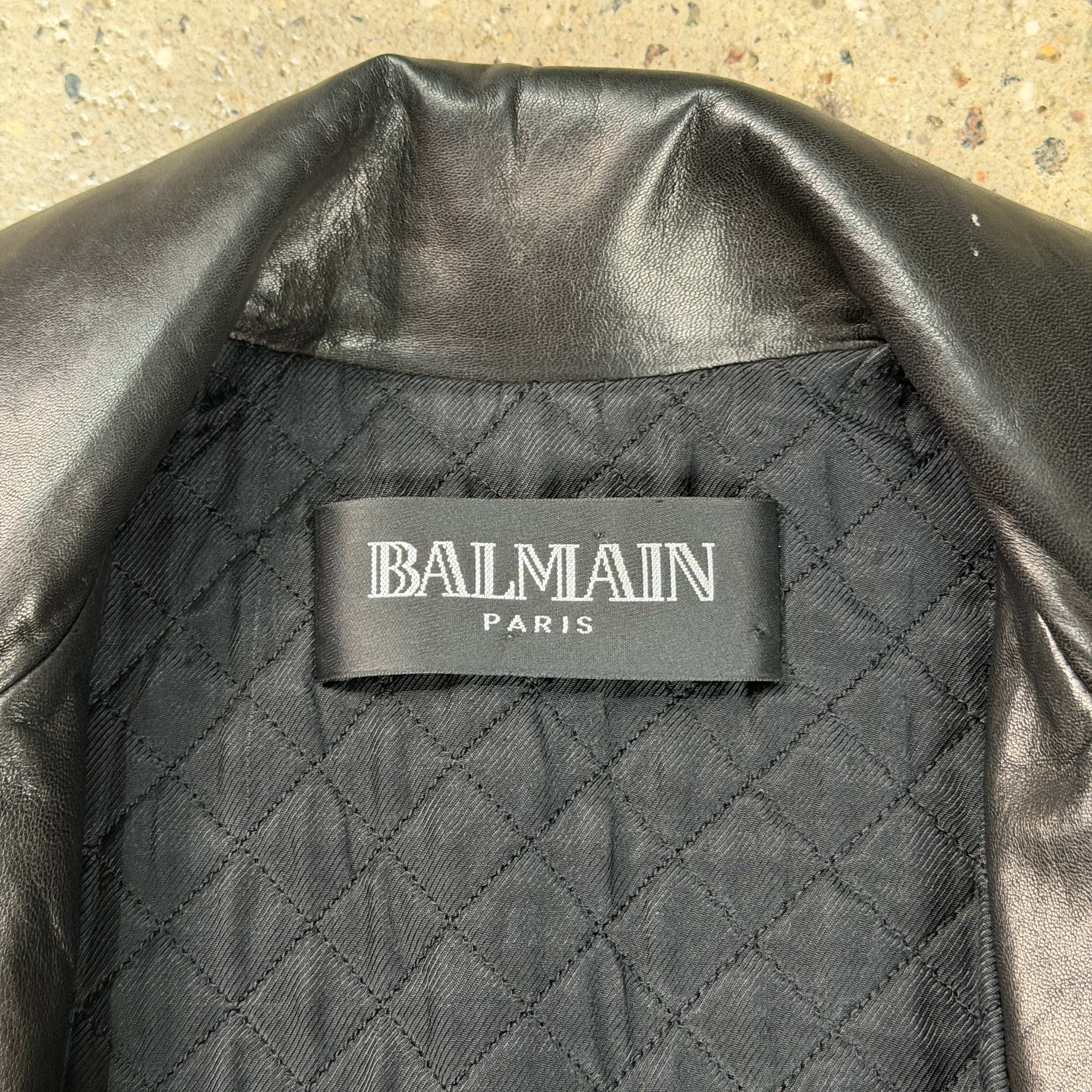 Balmain Leather Vest