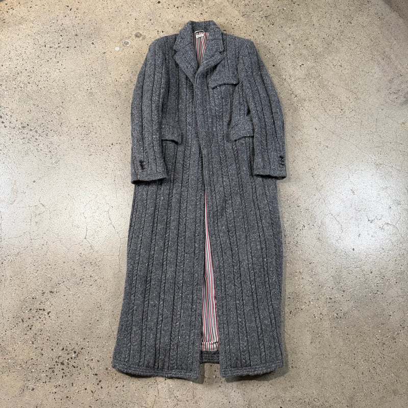 Thom Browne Cable Knit Coat M outerwear
