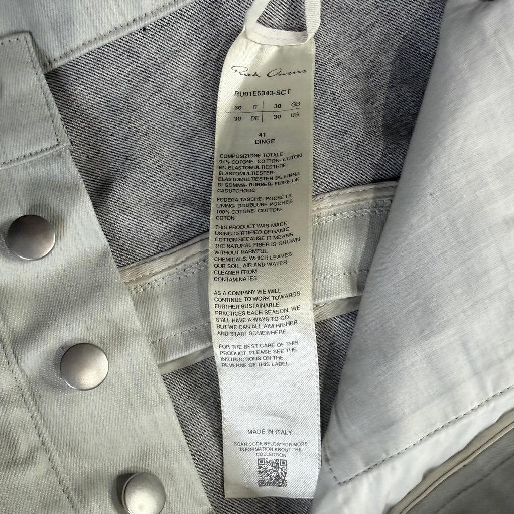 Rick Owens Painted Bolan Jeans