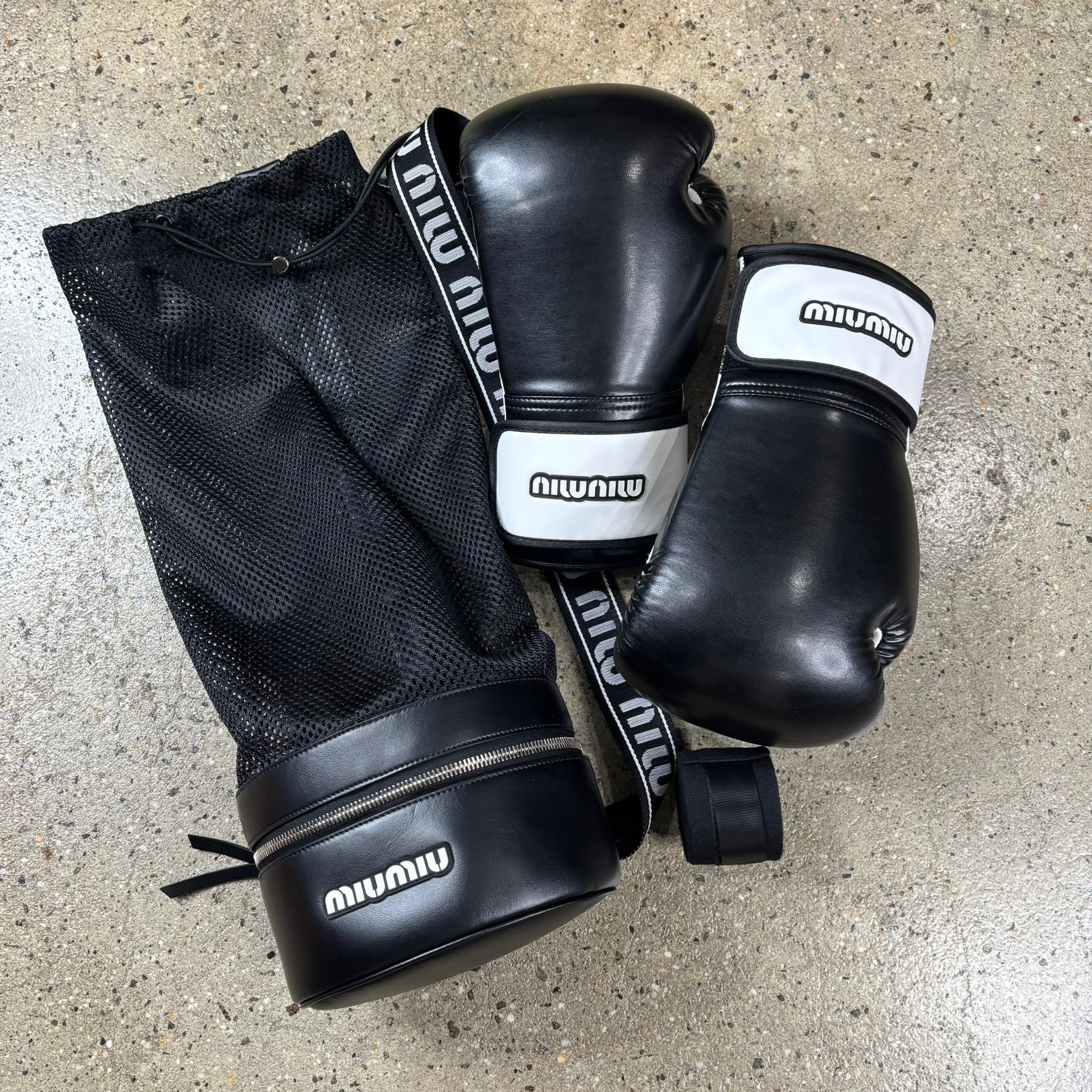 Miu Miu  Boxing Gloves w/ Bag