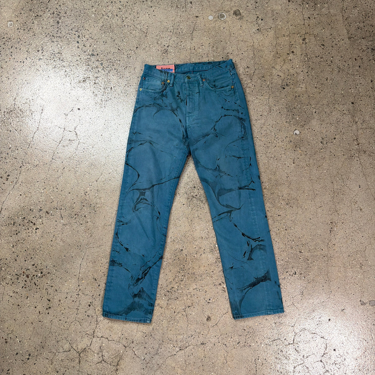Acne Studios Oil Spill Jeans