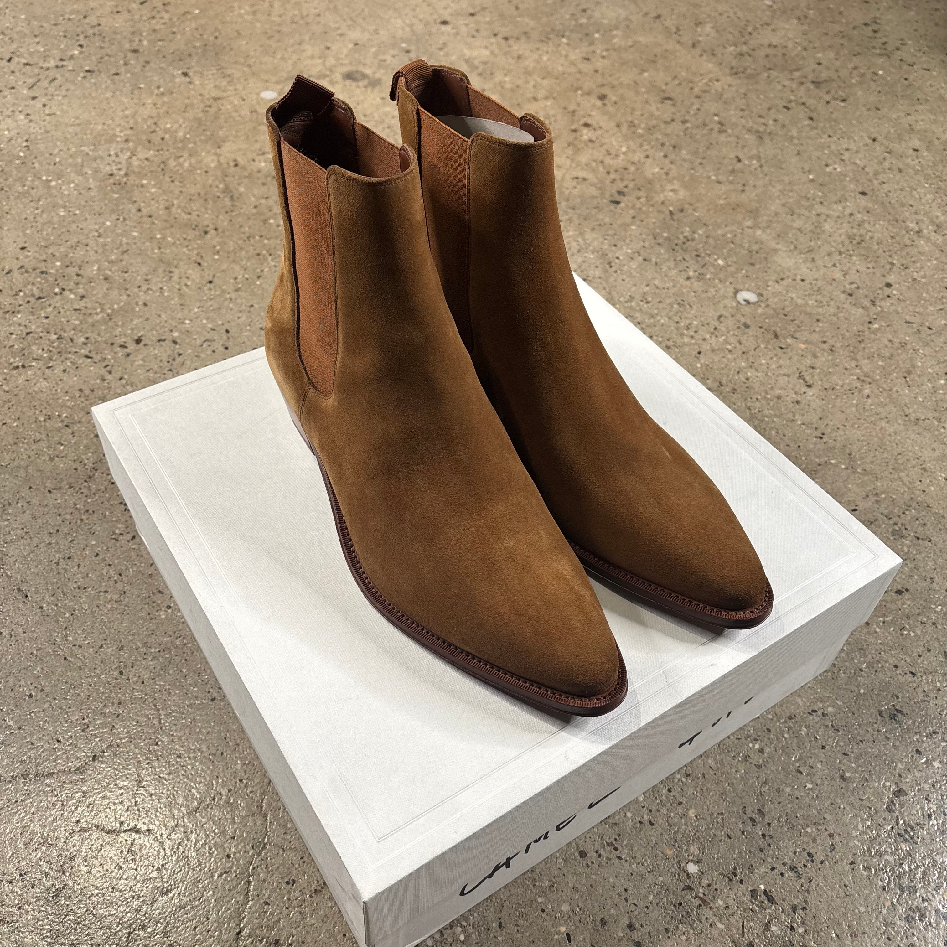 Celine Camargue Camel Jacno Boots