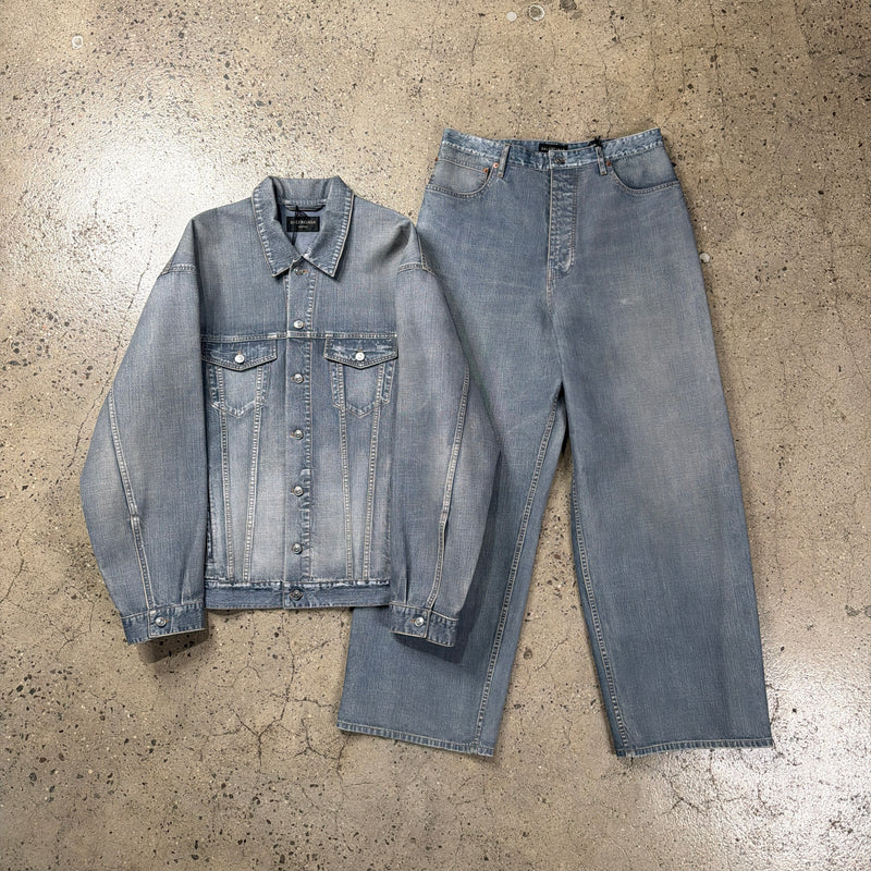 Balenciaga Leather Tromp l’oeil Set