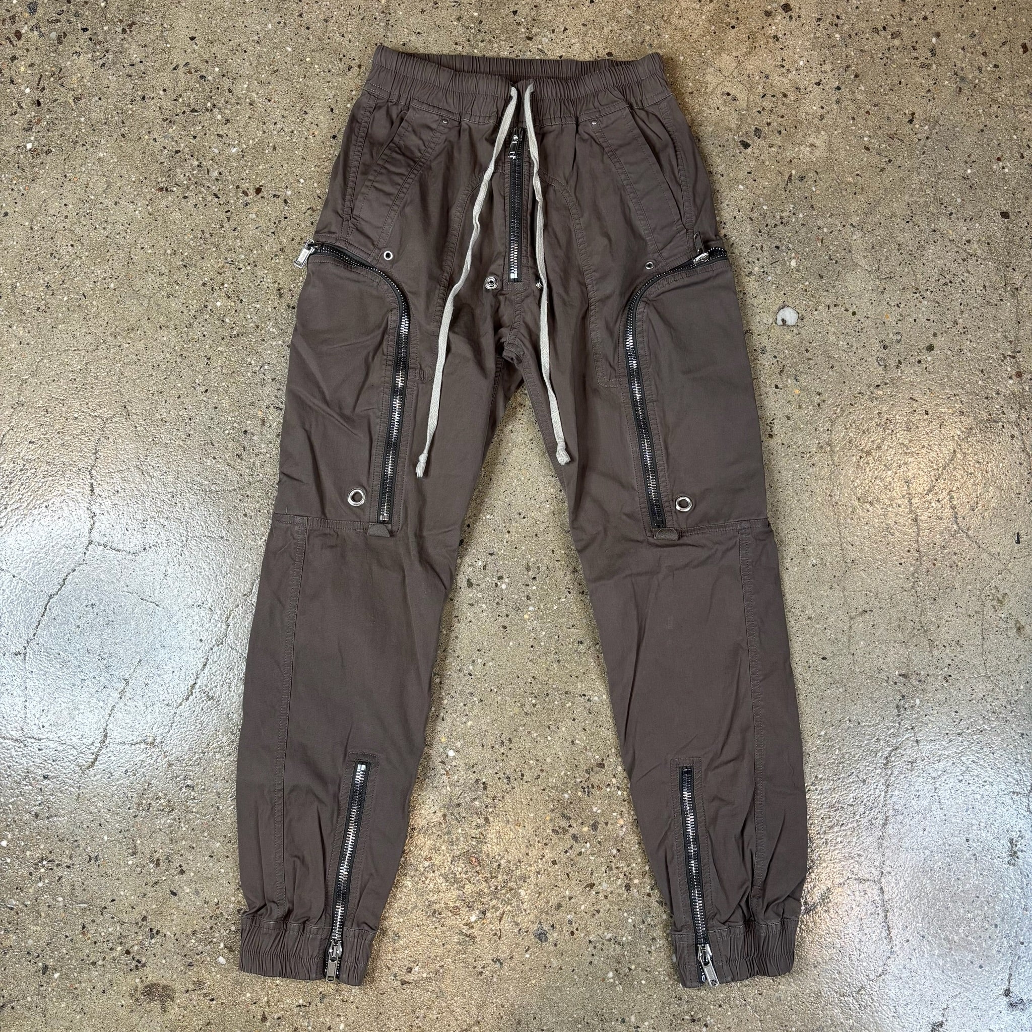 Rick Owens Bauhaus Zip Cargo Pants