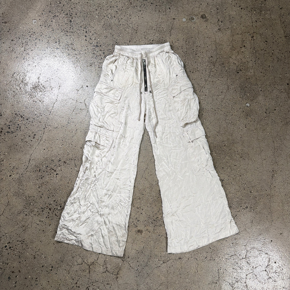 Rick Owens SS25 Silk Bela Cargo Pants