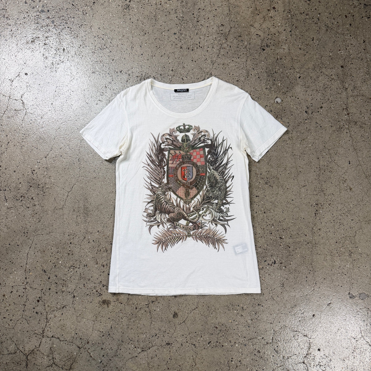 Balmain Paris Crest Tee