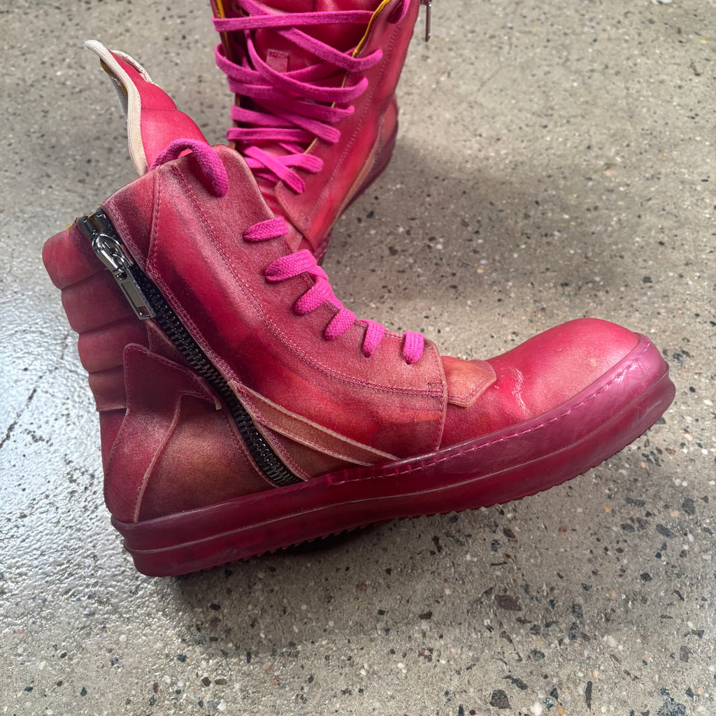 Rick Owens SS23 Edfu Geobasket Sneakers