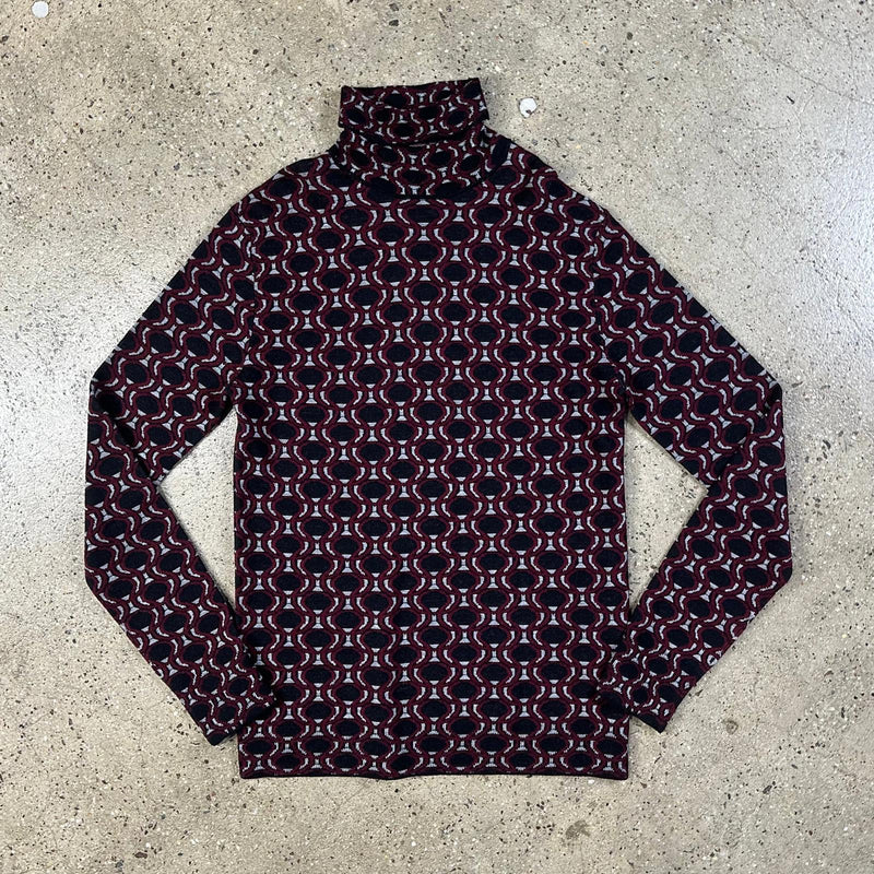 Prada Virgin Wool Turtleneck XL / Black
