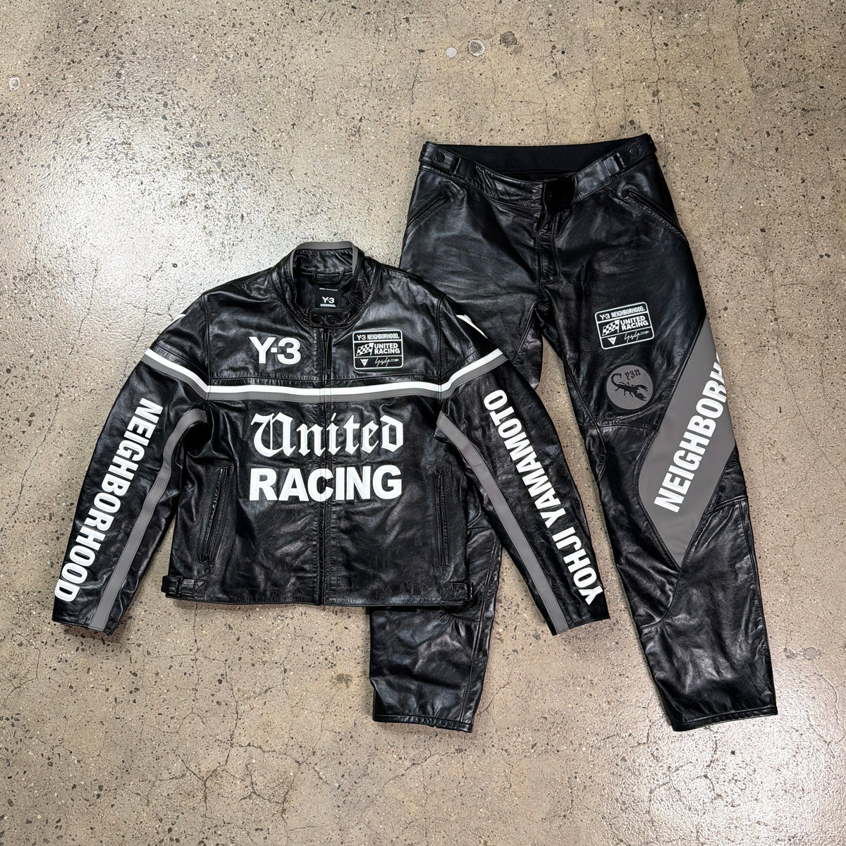 Y-3 X Neighborhood Leather Racer Set