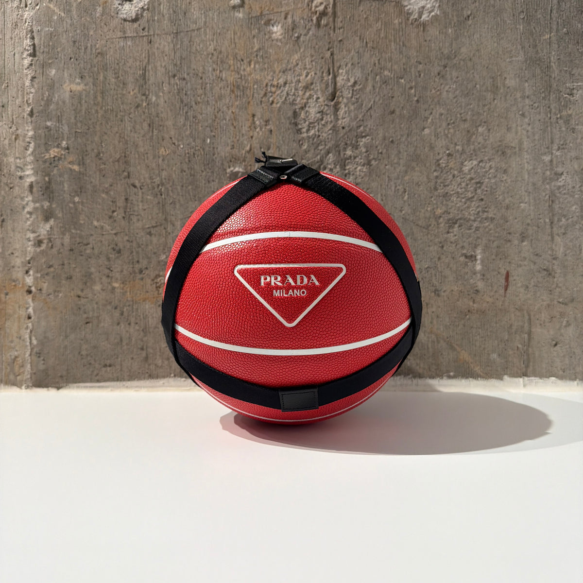 Prada Logo Basketball with Carry Harness