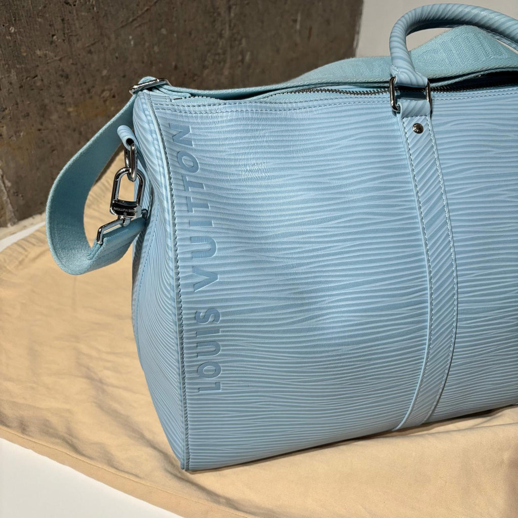 Louis Vuitton X Tyler the Creator Keepall Bandouliere 50 LightBlue