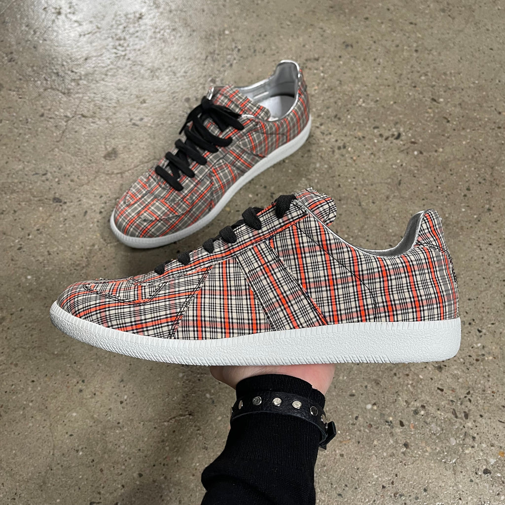 Maison Margiela Plaid Gat Sneakers