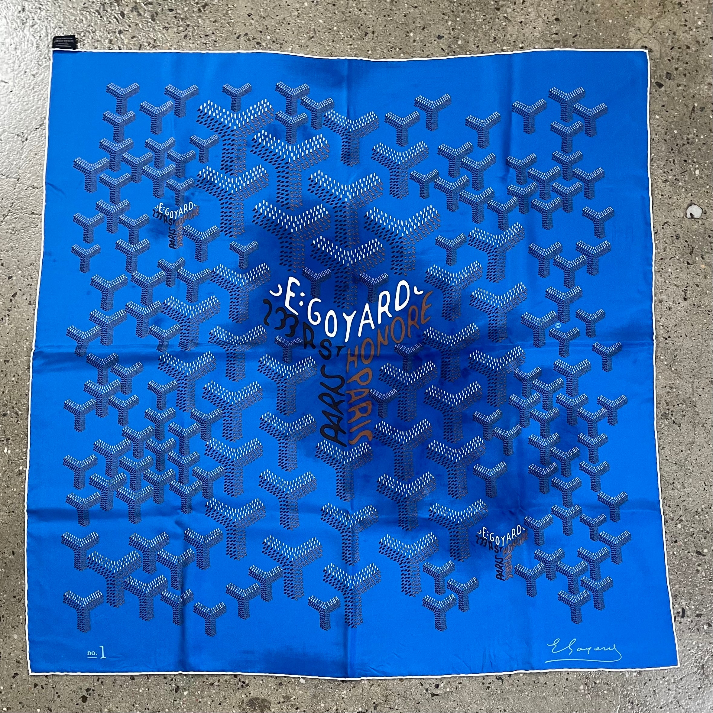 Goyard Silk Scarf
