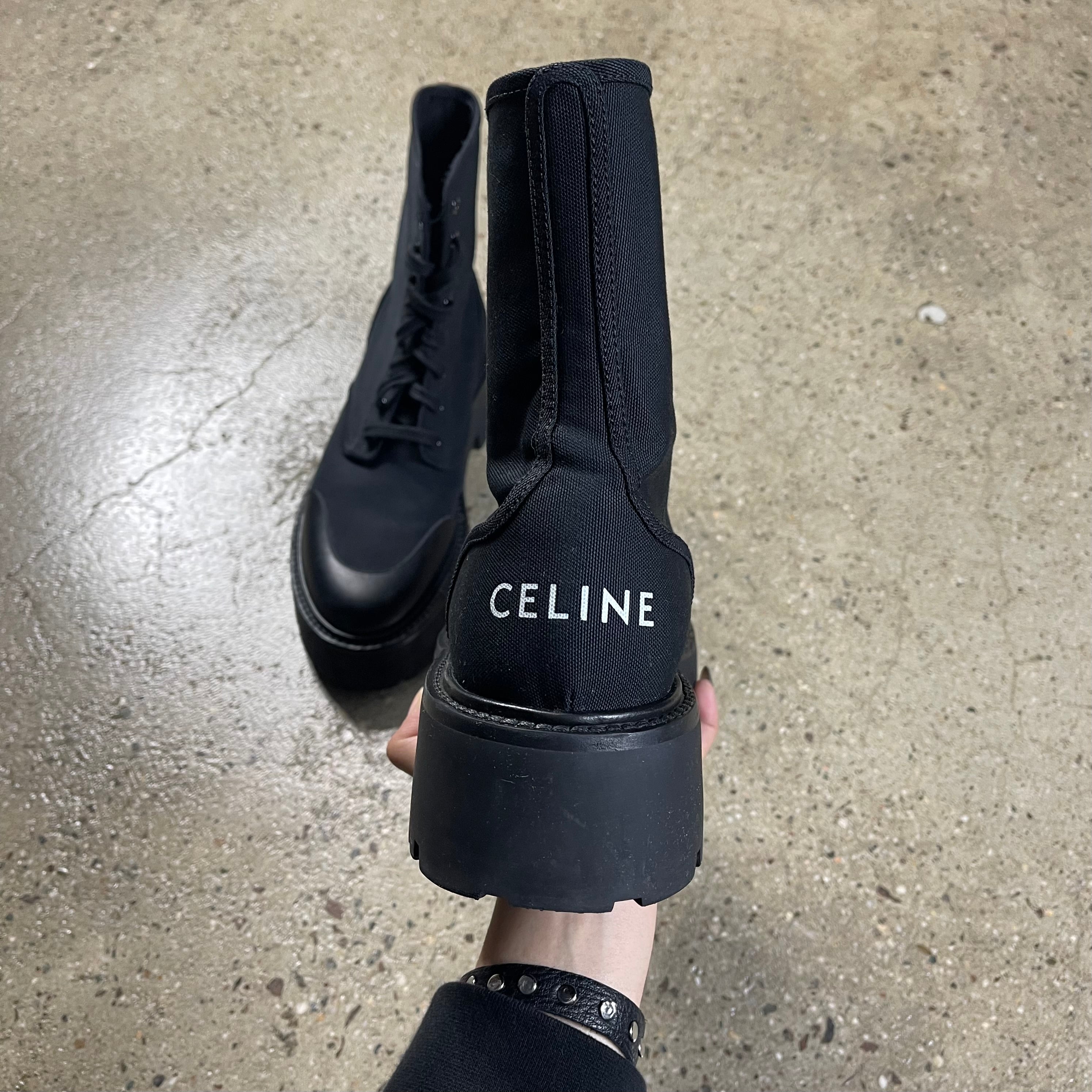 Celine Combat Boots