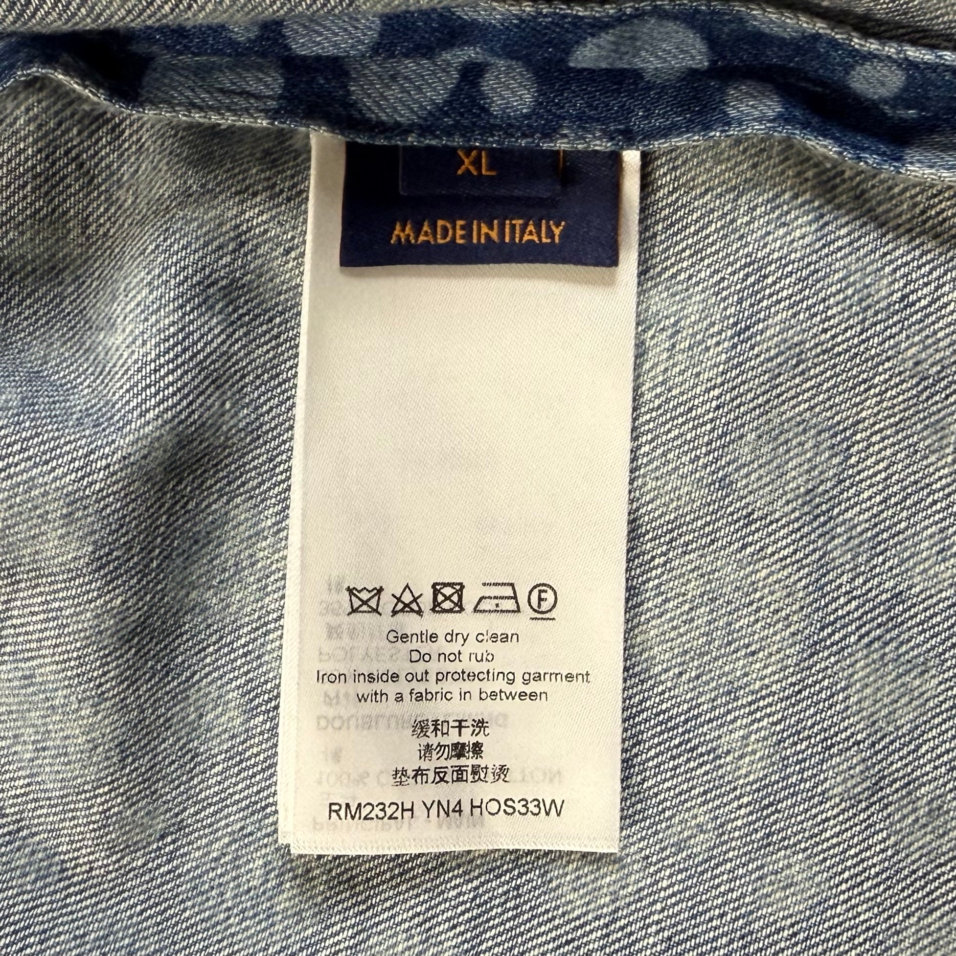 Louis Vuitton Yayoi Kusama Denim Baseball Jersey