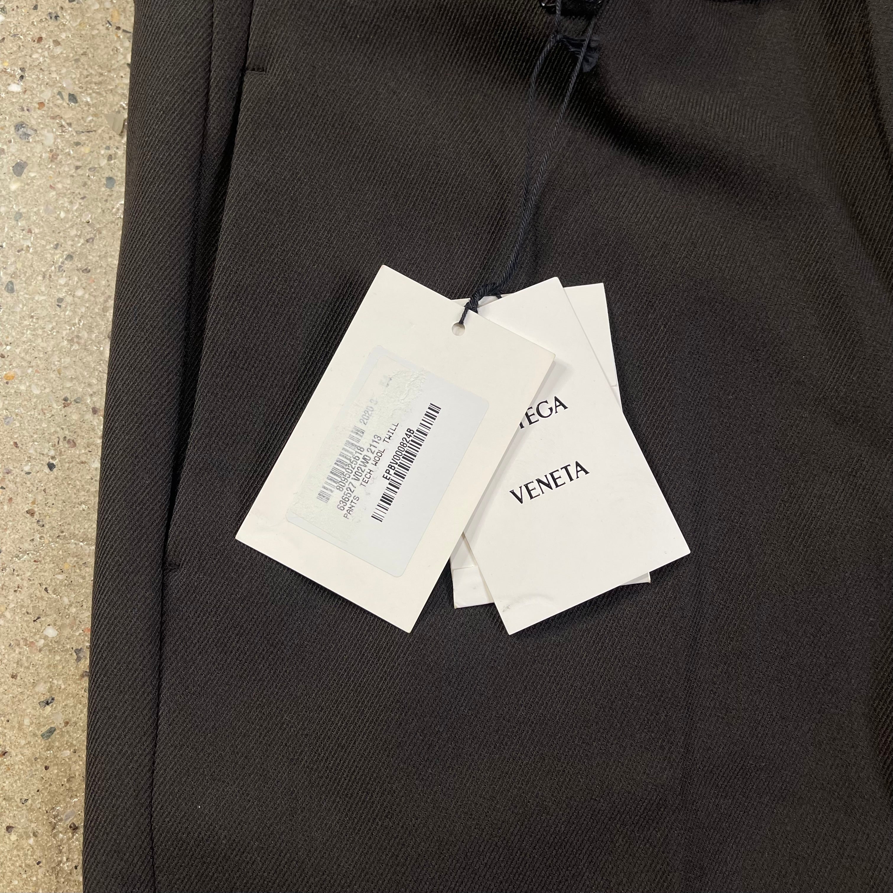 Bottega FW20 Wool Tailored Zip Pants