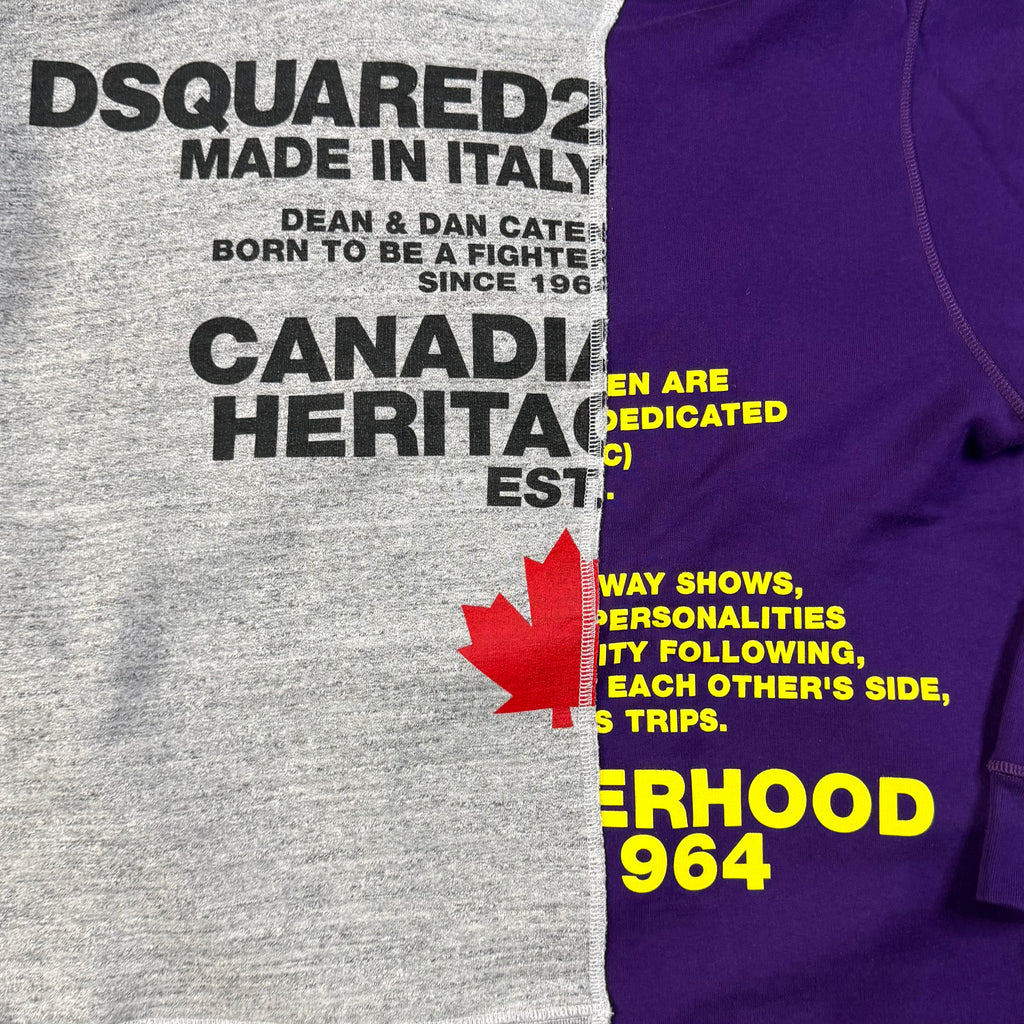 Dsquared Split Pullover Hoodie