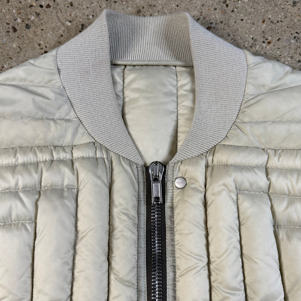 Rick Owens Fog Cropped Bomber Jacket