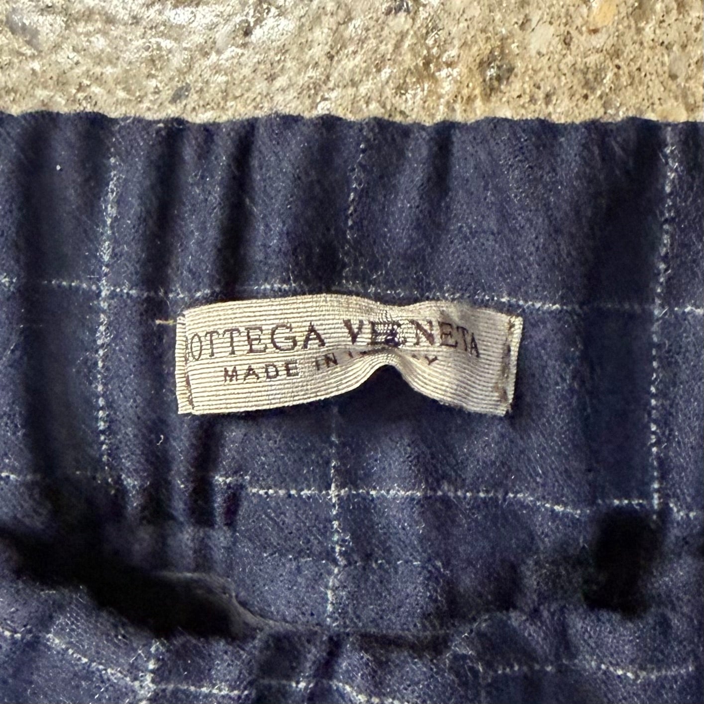 Bottega Veneta Wool/Cashmere Blend Plaid Pants
