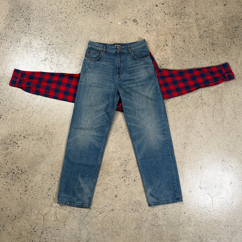 Balenciaga Flannel Jeans