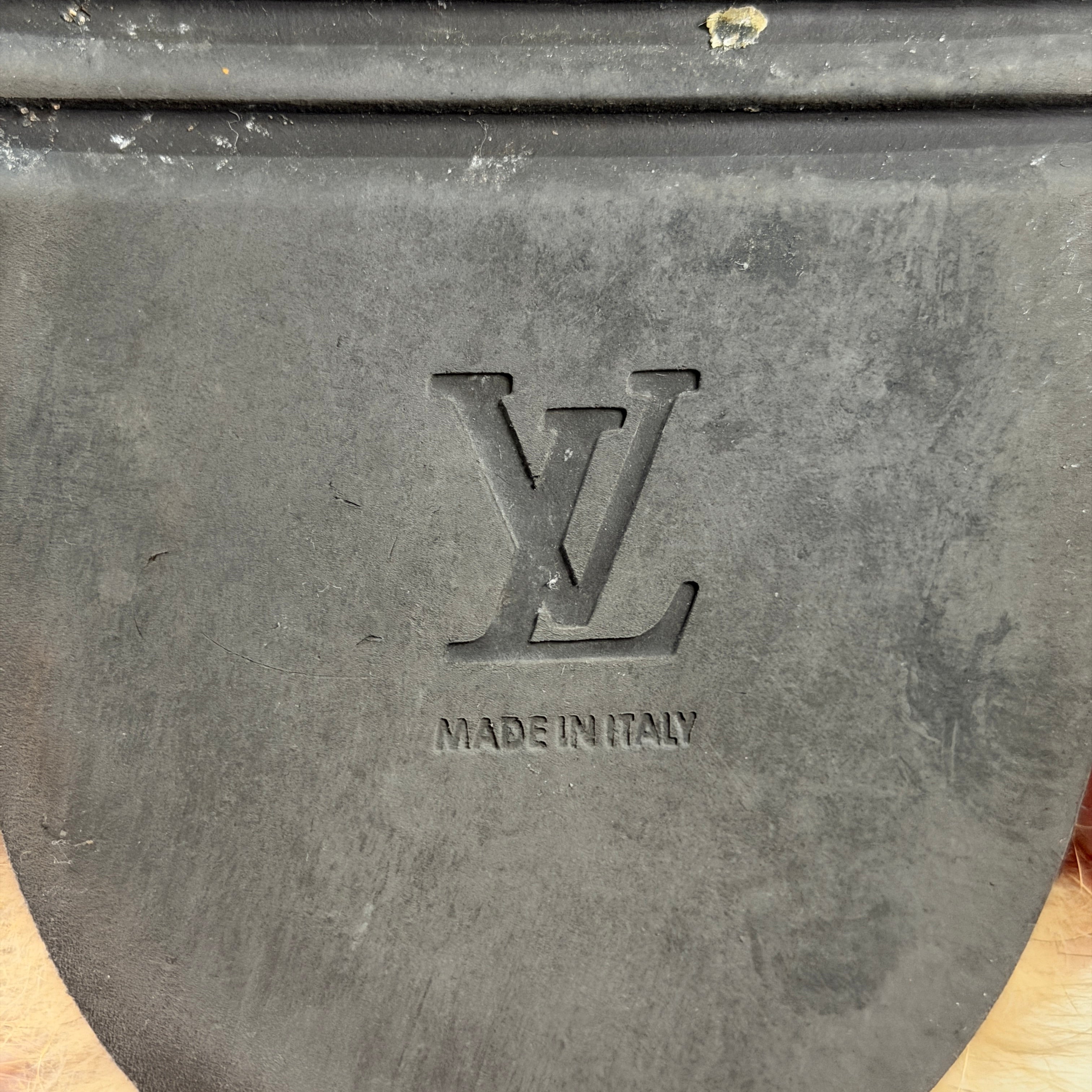 Louis Vuitton Fox Fur Easy Mules