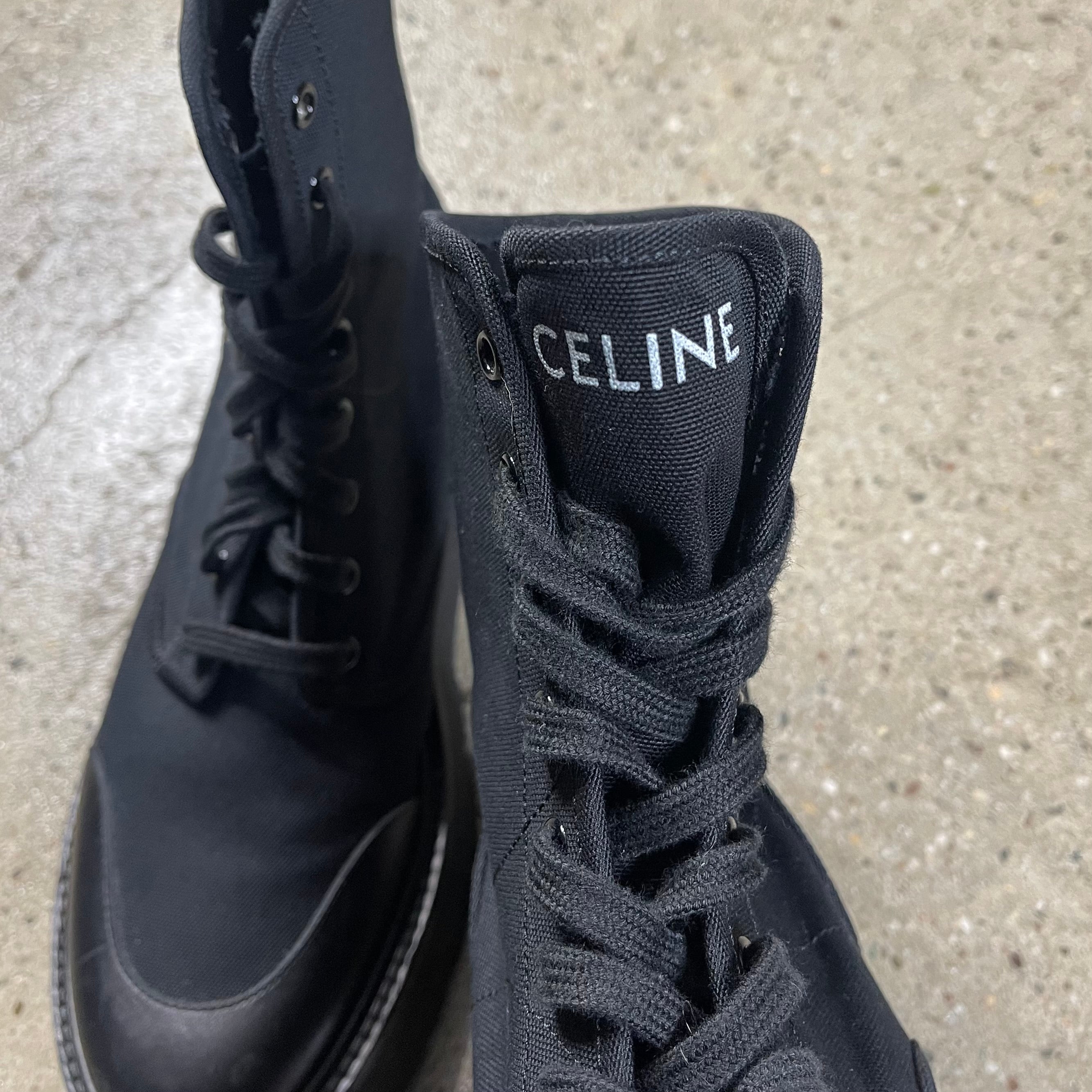 Celine Combat Boots