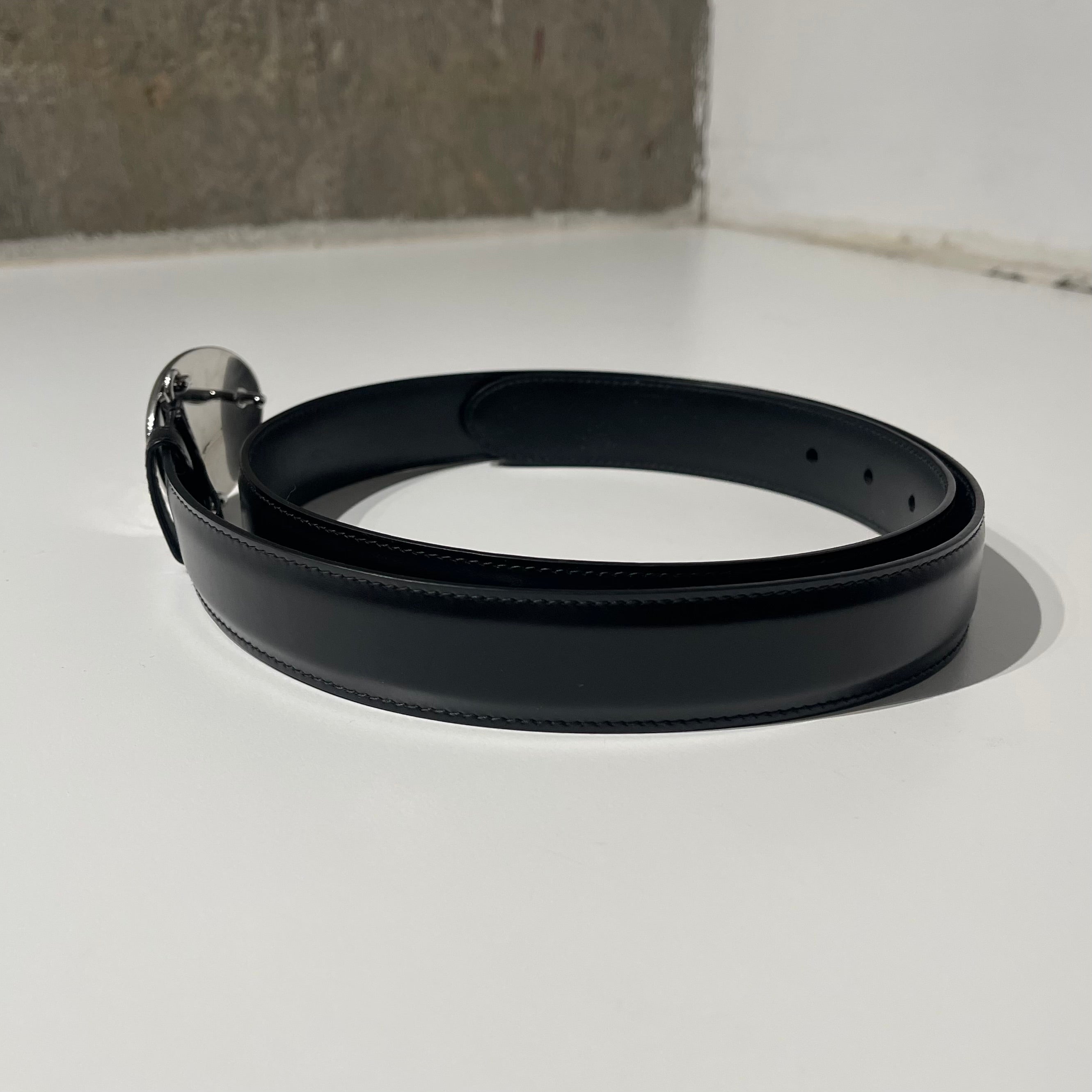 Prada Brushed Leather Belt