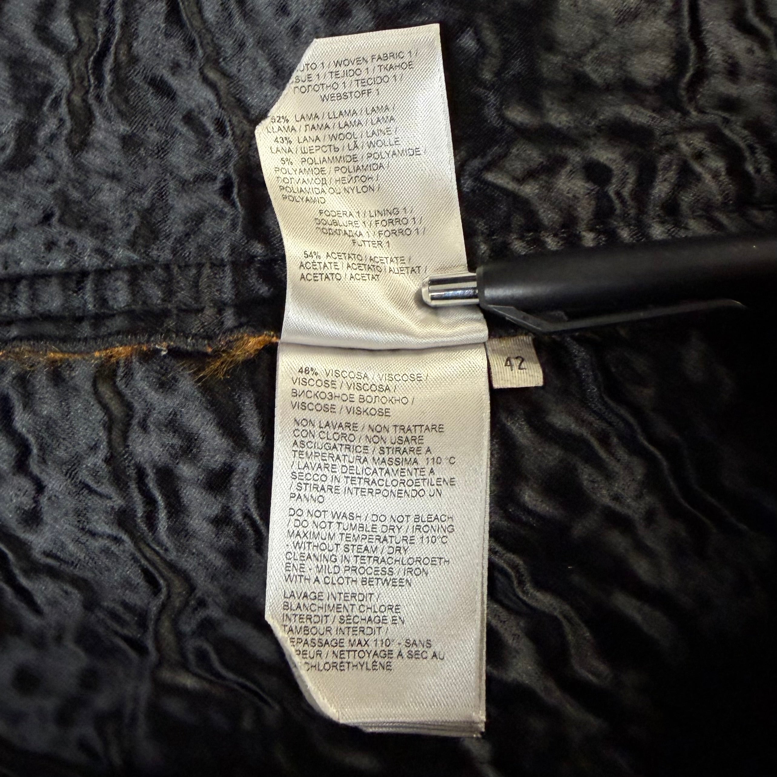 Bottega Veneta Tiger Stripe Coat