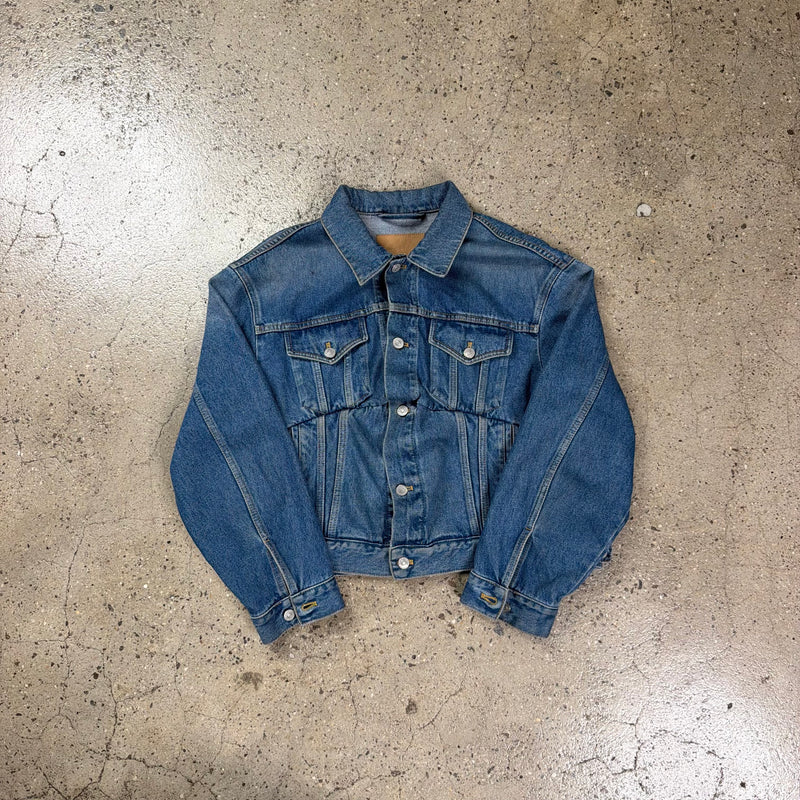 Balenciaga FW16 Denim Swing Jacket