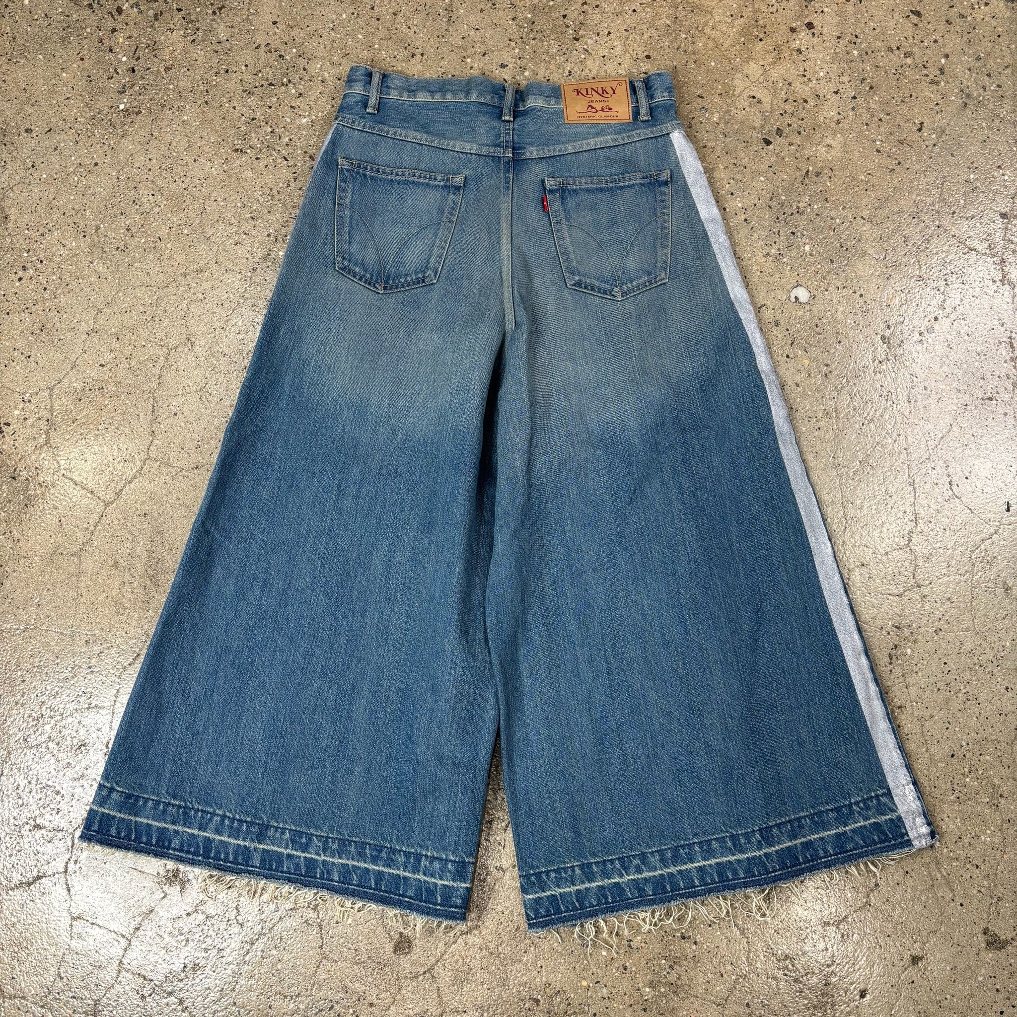 Hysteric Glamour 3/4 Wide Cut Kinky Jeans