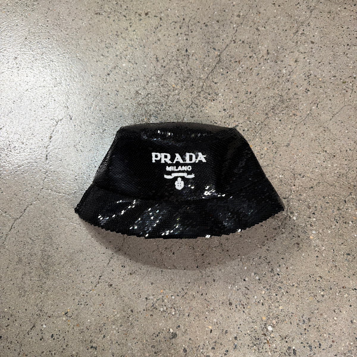 Prada Sequin Bucket Hat